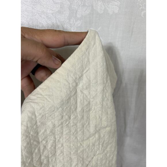 Vintage Vest Small Handmade Reversible Quilted Applique Flowers Cottage Grandma - Picture 11 of 11